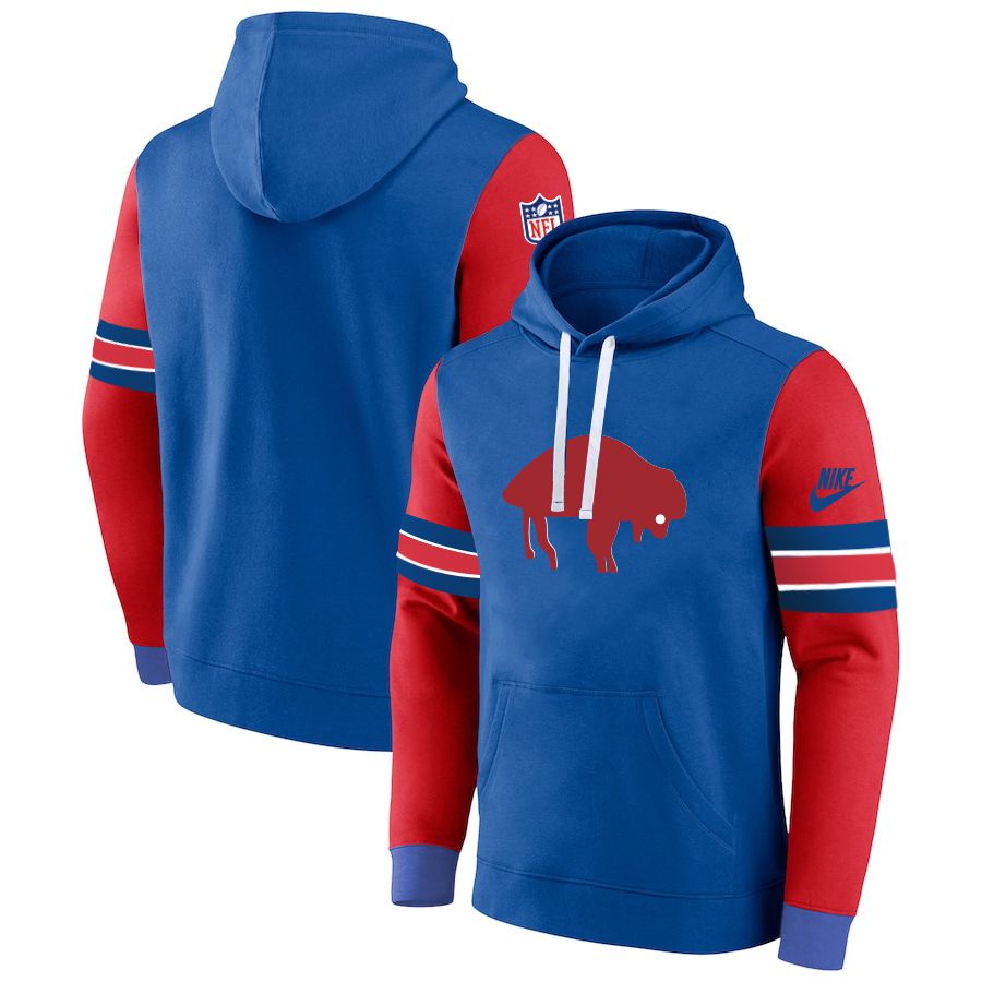 Men 2023 NFL Buffalo Bills blue Sweatshirt style 1031->new england patriots->NFL Jersey
